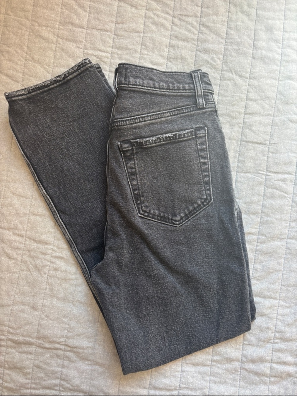 Abercrombie & Fitch Women's Charcoal Gray Skinny Jeans